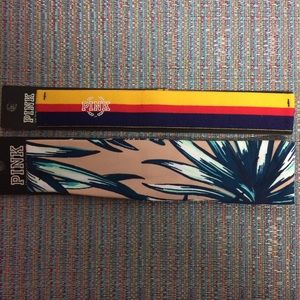 Two NWT VS PINK Headbands